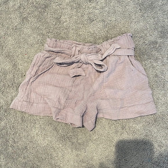 Purple Flowy shorts - Picture 1 of 2